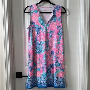 Lilly Pulitzer Johanna Cover Up Dress in “Splendor in the Sand”